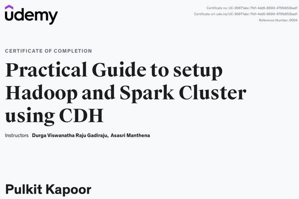 Setup Hadoop on CDH (GCP)